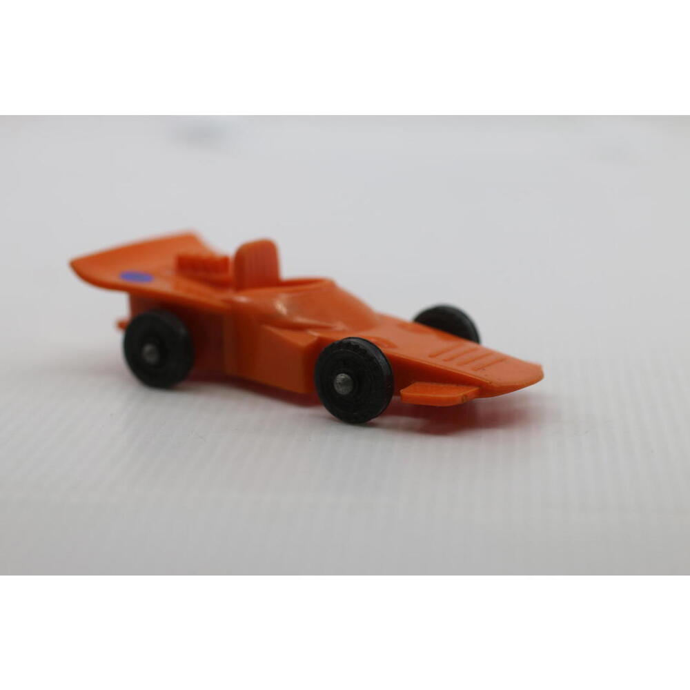 VINTAGE GALANITE SWEDEN RACING CAR FORMULA 1 Orange VINYL 1960s Good Condition
